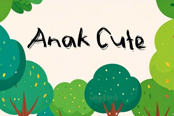 Anak Cute: A Playful Typeface for Your Brand