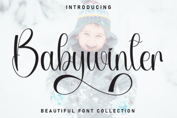 Babywinter: A Whimsical Display Font for Small Business Branding