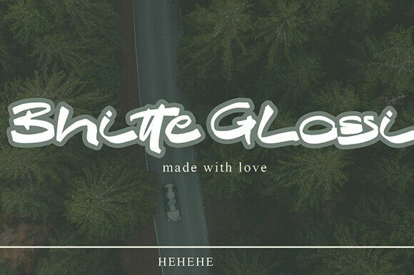 Bhitte Glossi: A Sweet Handwritten Font for Editorial Design