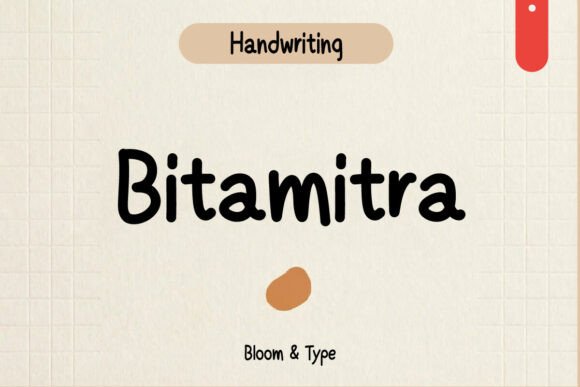 Bitamitra: A Warm Handwritten Font for Branding