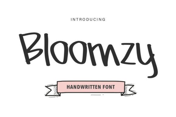Bloomzy: A Handwritten Font for Authentic Branding