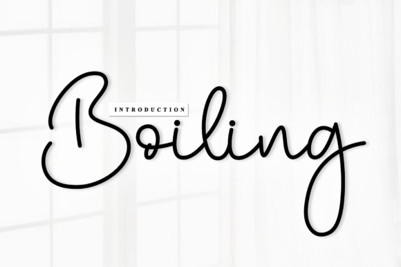 Boiling Font Review: A Timeless Handwritten Typeface for Branding