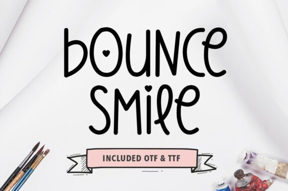 Bounce Smile: A Playful Typeface for Brand Identity