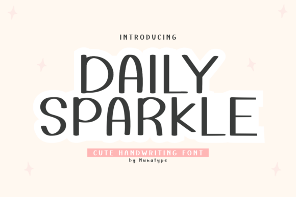 Daily Sparkle: A Friendly Font for Small Business Branding