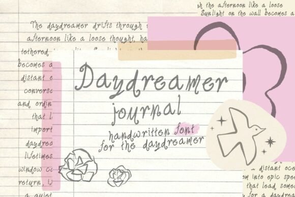 Daydreamer Journal: A Whimsical Font for Small Business Branding