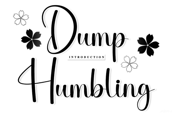 Dump Humbling: A Handwritten Font for Campaigns