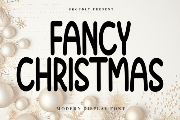 Fancy Christmas: A Bold Display Font for Branding
