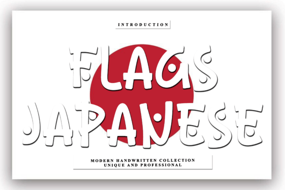 Flags Japanese: A Handwritten Font for Editorial Design