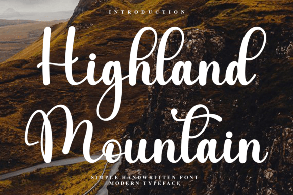 Highland Mountain: A Warm Script Font for Campaigns