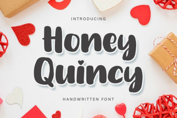 Honey Quincy: A Handwritten Font for Warm Branding