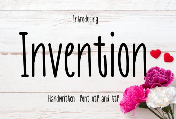 Invention: A Playful Handwritten Font for Campaigns