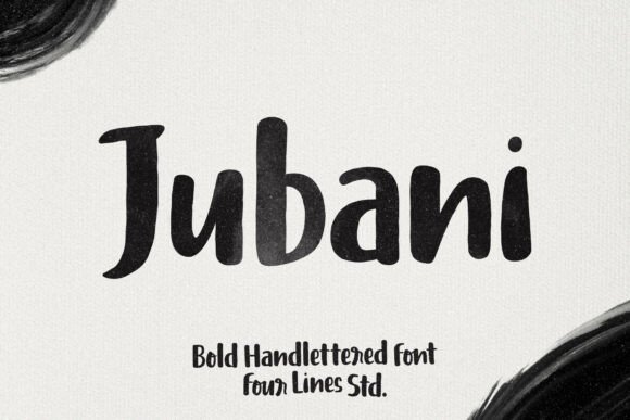 Jubani: A Bold Handlettered Font for Editorial Design