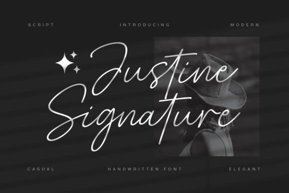 Justine Signature: A Premium Script Font for Brands