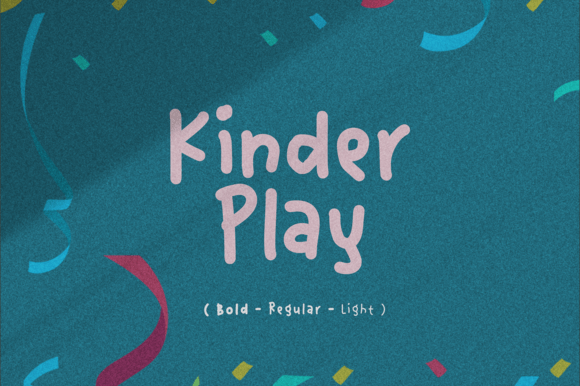 Kinder Play: A Whimsical Font for Creative Campaigns