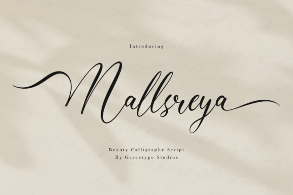 Mallsreya: A Soulful Script Font for Brand Identity