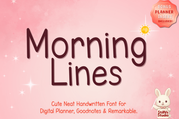 Morning Lines: A Clean Handwriting Font for Branding