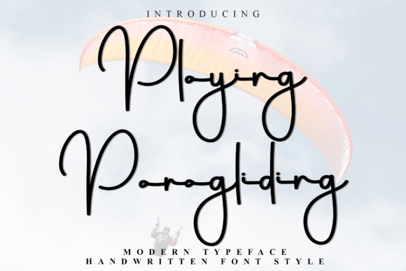 Playing Paragliding: A Unique Script Font for Web Design