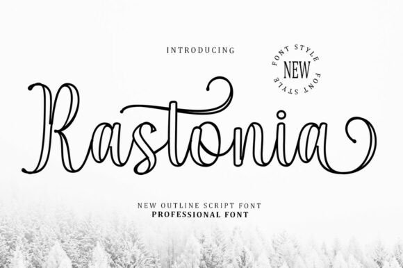 Rastonia: A Modern Calligraphy Font for Makers