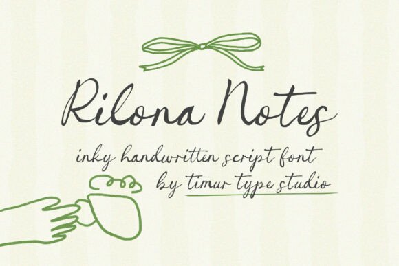 Rilona Notes: A Handwritten Script Font for Your Brand