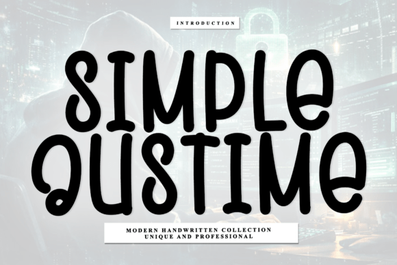 Simple Justime: A Script Font for Business Branding