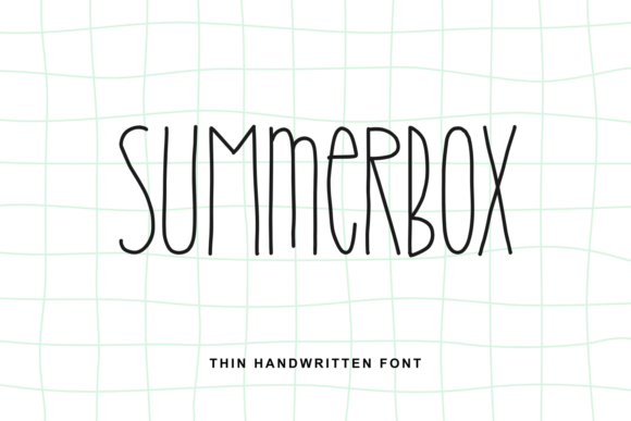 Summerbox: A Playful Handwritten Font for Campaigns