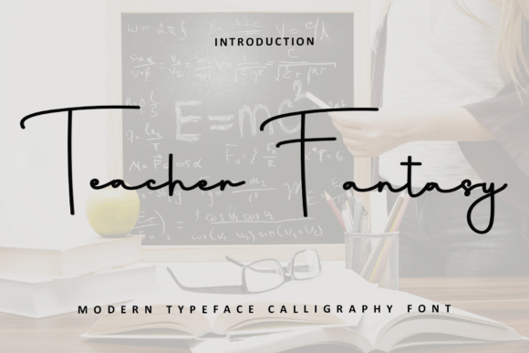 Teacher Fantasy: A Festive Script Font Review