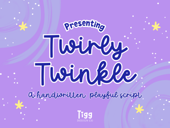 Twirly Twinkle: A Playful Script Font for Campaigns