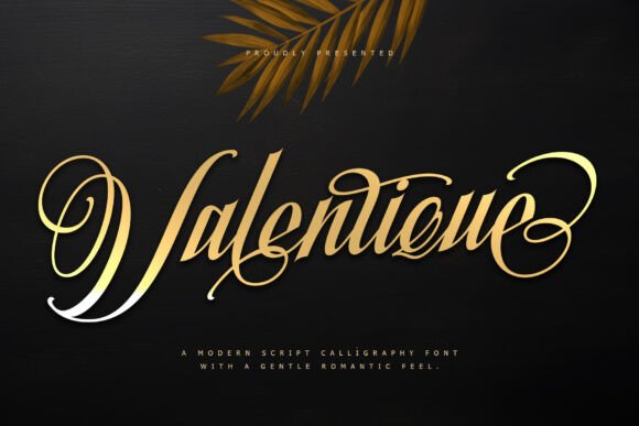 Valentique: A Modern Script Font for Editorial Design