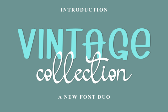Vintage Collection: A Retro Font for Modern Editorial Design