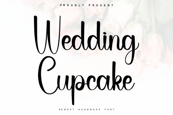 Wedding Cupcake: A Handwritten Font for Editorial Charm