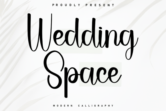 Wedding Space: A Handwritten Font for Editorial Design